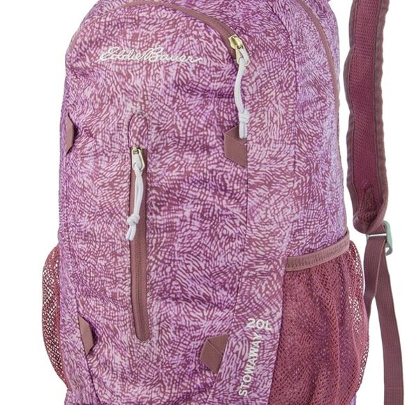 Eddie Bauer Lilac Stowaway Packable 20L Backpack/NWT - Picture 1 of 12